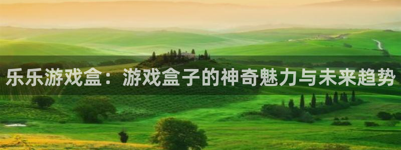 杜邦娱乐注册平台：乐乐游戏盒：游戏盒子的神奇魅力与未来趋势